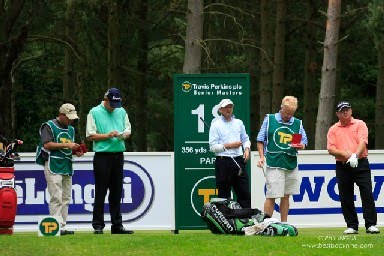 Playing with Ian Woosnam at Woburn