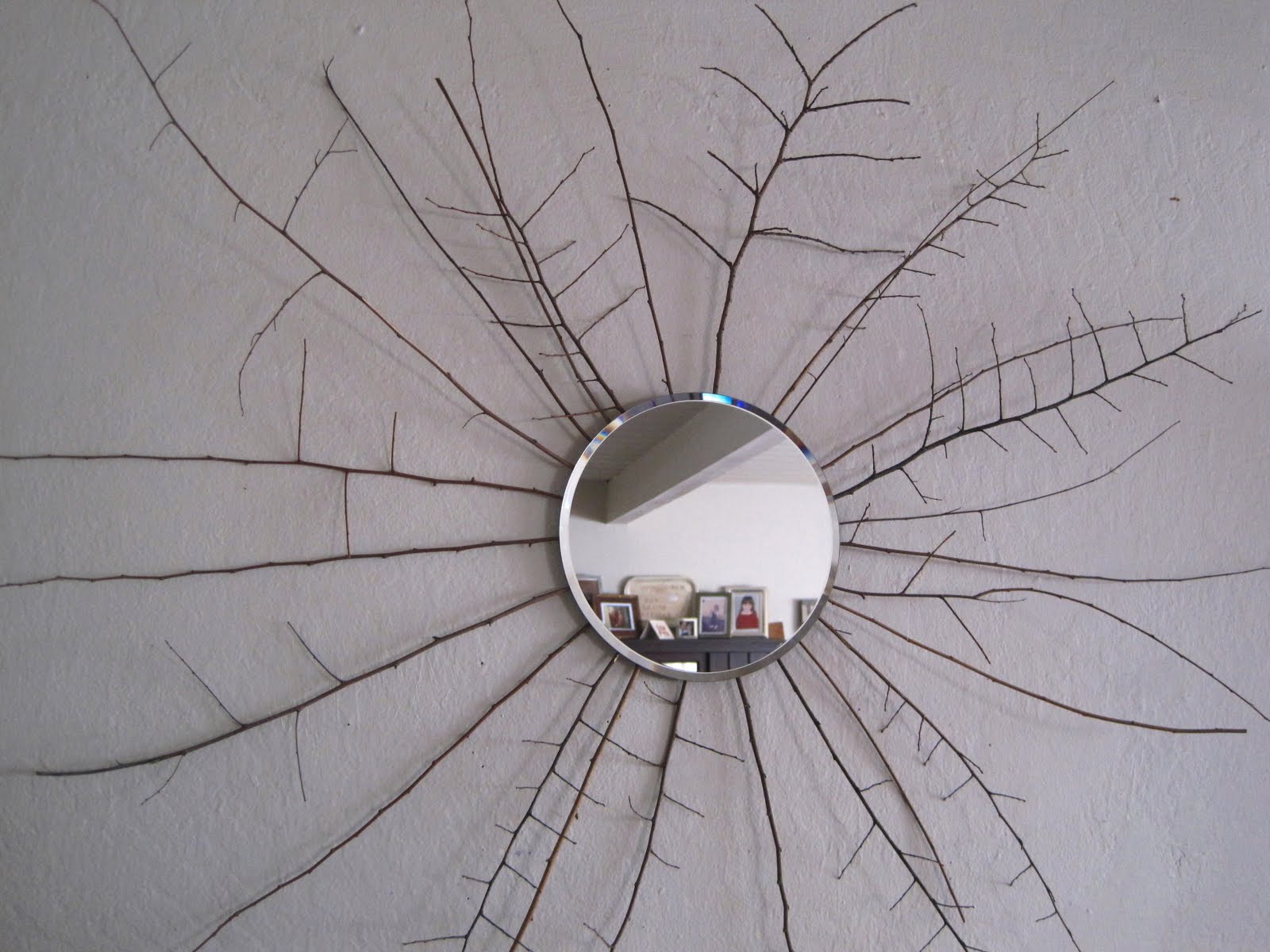 Storing Up My Treasures Stick Sunburst Mirror