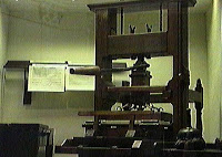 Replica of Franklin's Press