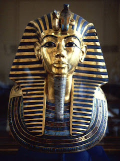 Mask of Tutankhamun's mummy