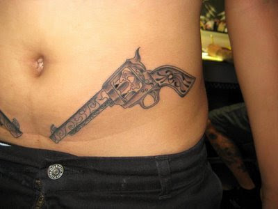 gun tattoos 