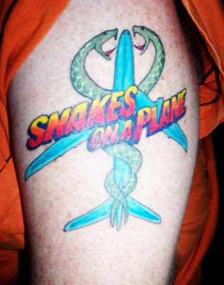 Snakes On A Plane Tattoo