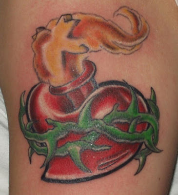 Sacred Heart of Jesus Tattoos