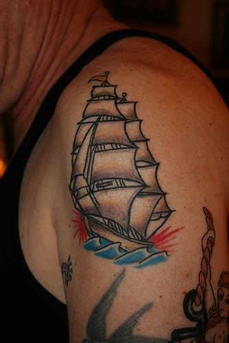 wiking tattoo. My Ship Tattoo. by Cris