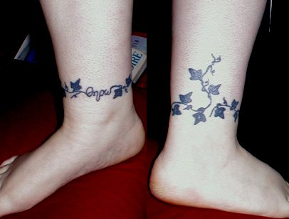 butterfly tattoos for ankle