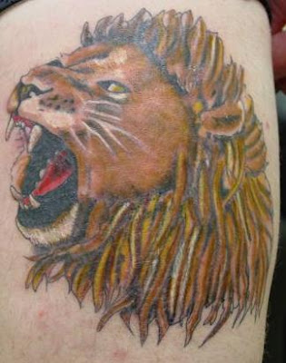 tattoos: Lion Head Tattoos
