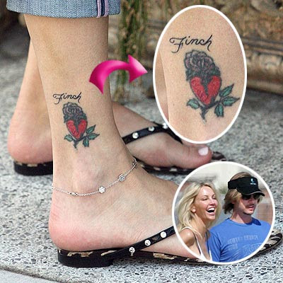 love heart tattoos on foot. tattoos, including a heart