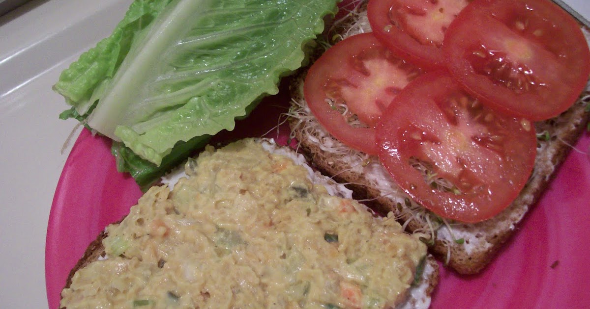 Vegan Luvies Chickpea (Garbanzo Bean) Salad Sandwiches