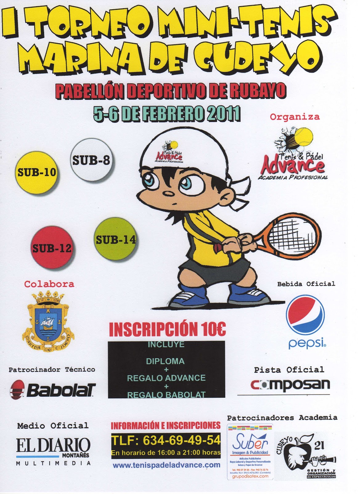 INSCRIPCION TORNEO MINI TENIS inscripcion torneo mini tenis: