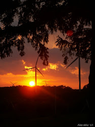 Sunset behind my house