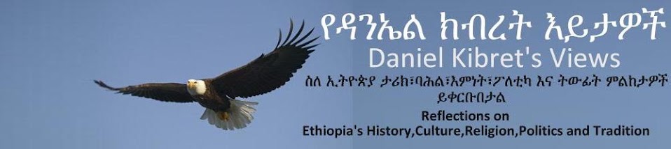 የዳንኤል እይታዎች    Daniel Kibret's views
