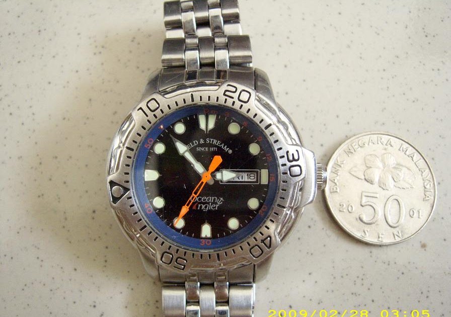 sokt80watches Field and Stream Ocean and angler series day date watch