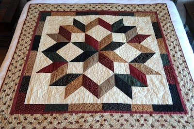Free queen size carpenter's star quilt pattern