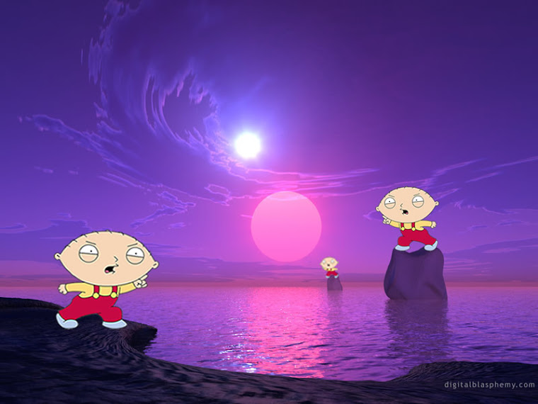 Stewie lost at sea...