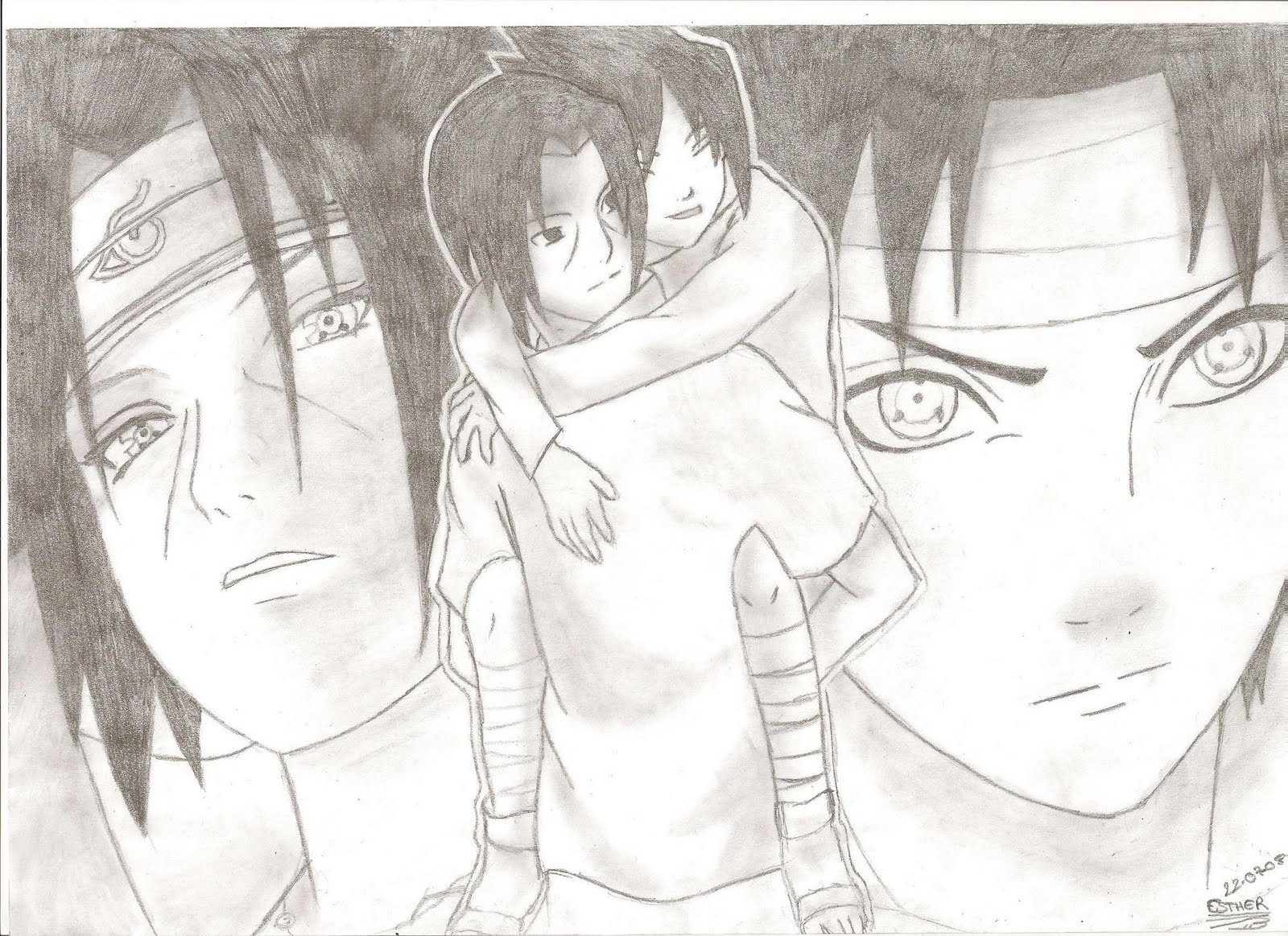 A Little Piece Of Heaven Dibujo Itachi Y Sasuke