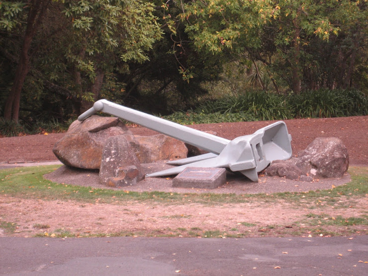 the silver anchor located in memorial park