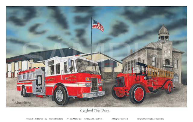 Gaylord Fire Dept. by Al Steinberg
