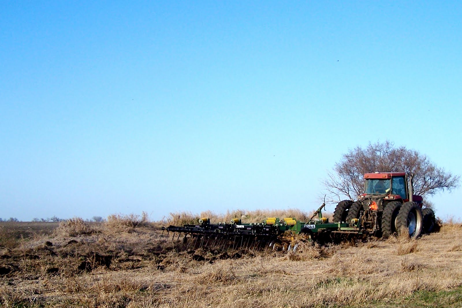 Griggs Dakota Disking CRP Acres