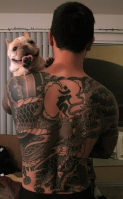 Japanese Dragon Tattoo in Body Back