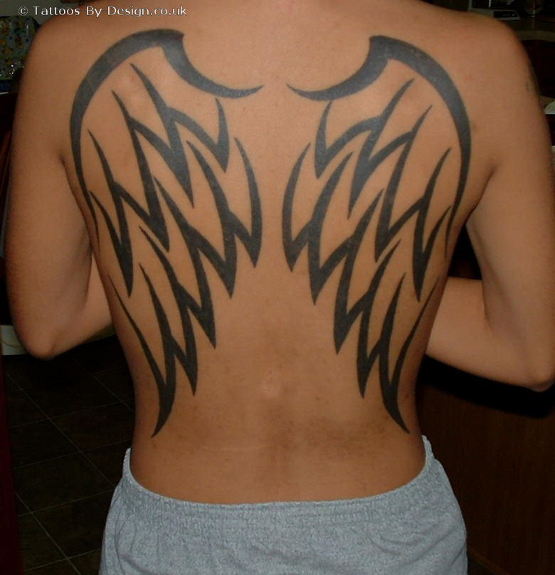 Tattoos Design: Tribal Wings Tattoos