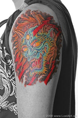Japanese Tattoo in Arm