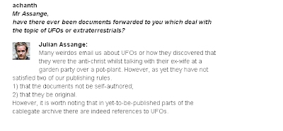 Wikileaks UFO Disclosure