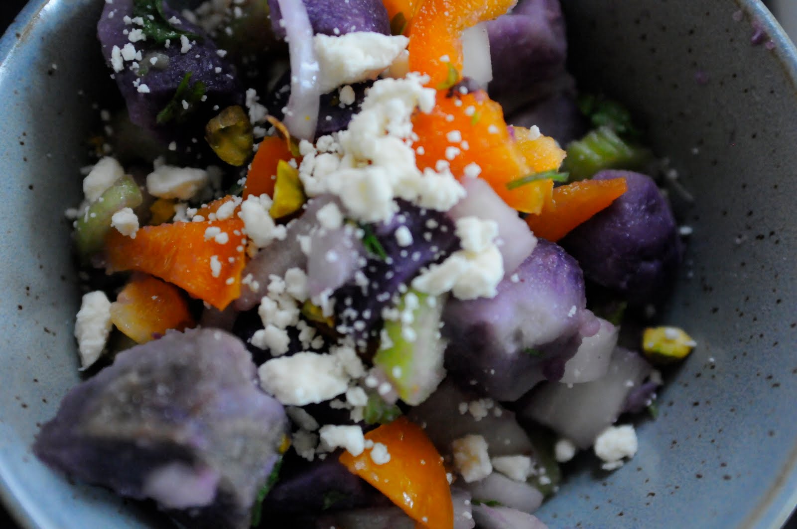 fffeelings Peruvian Purple Potato Salad