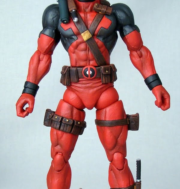 MAXIMUM SUMII Marvel Select Deadpool Painted Figure and