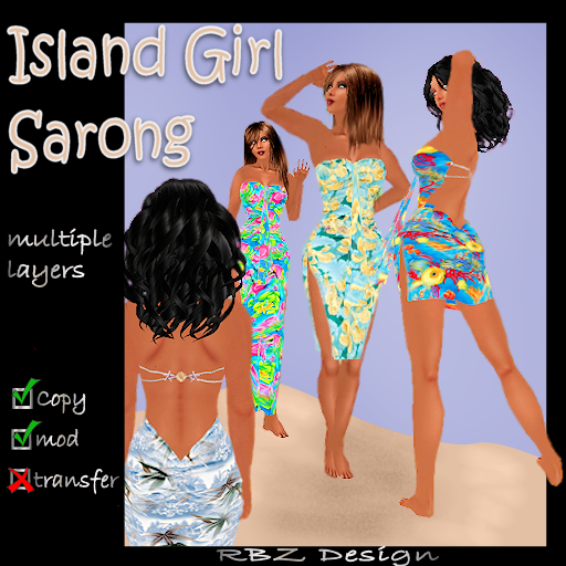 Island Girl Sarong