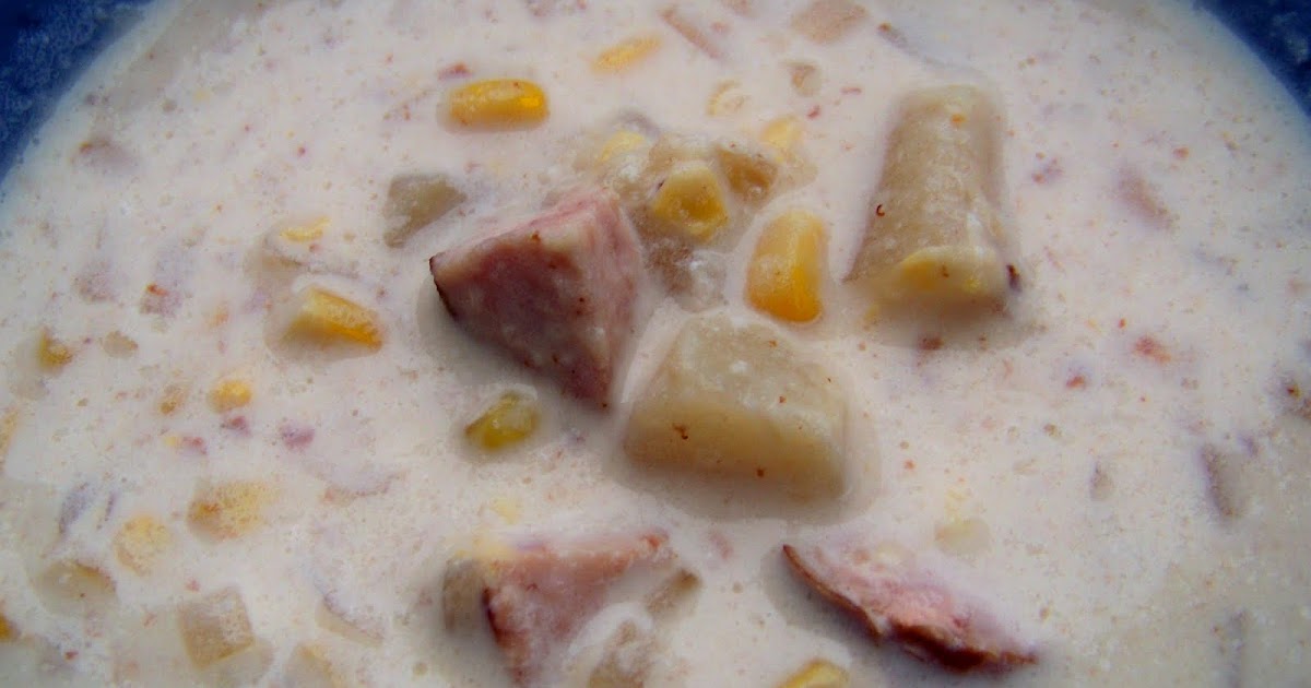 On My Menu Corn and Kielbasa Chowder