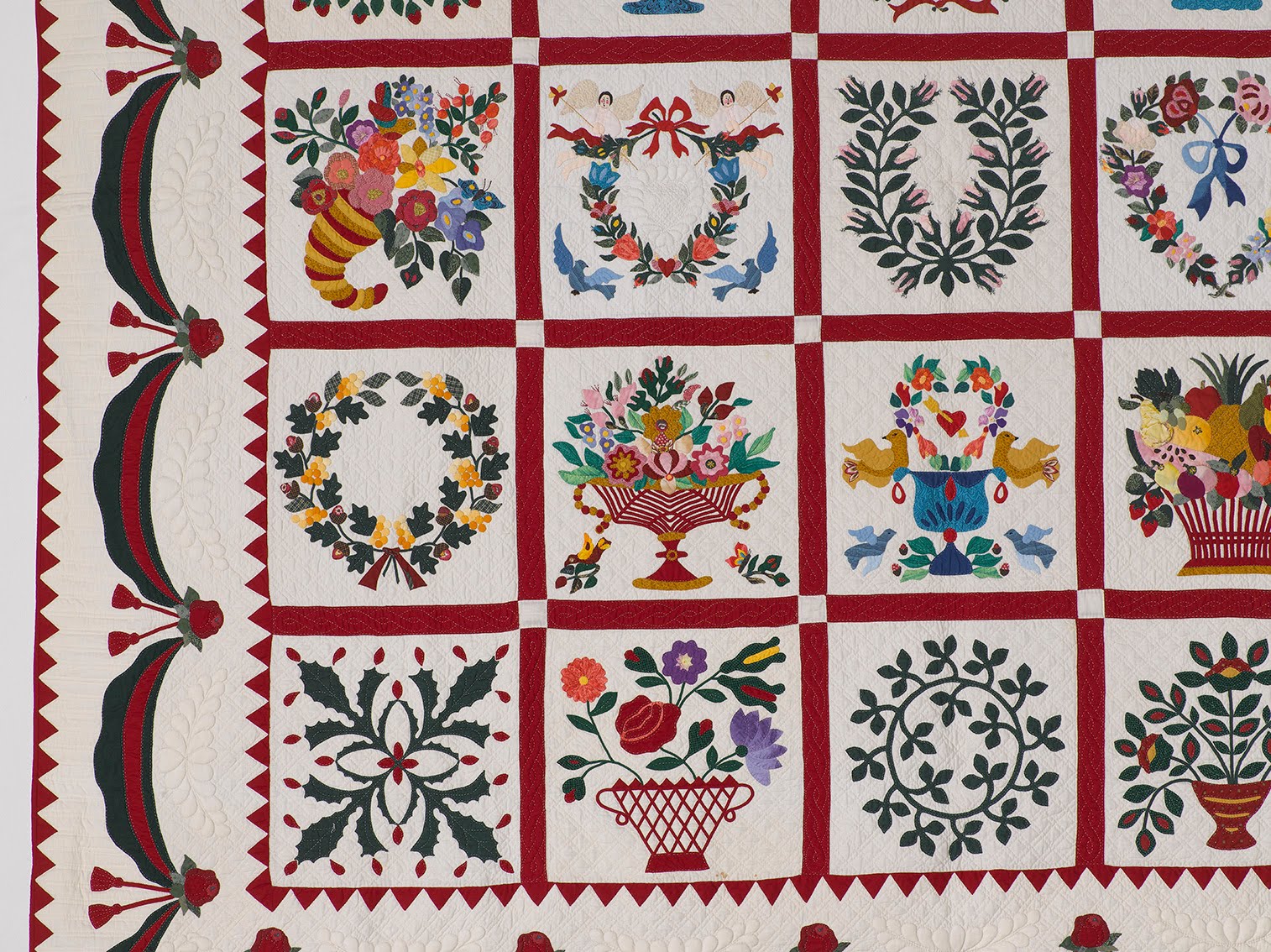 Glorious Applique The formal " Baltimore"