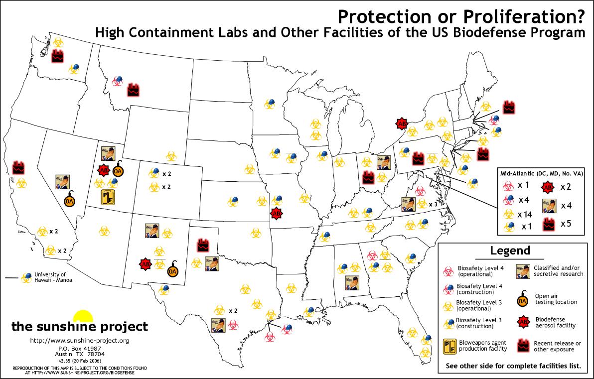 The New Zoo(Notic) Review U.S. Biological Weapons Labs / How Many