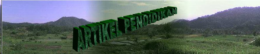 ARTIKEL PENDIDIKAN