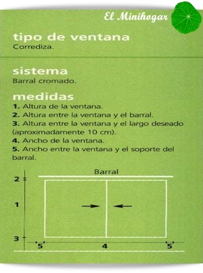 altura de la cortina desde el suelo