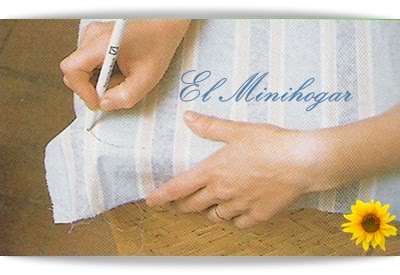 El Minihogar: FORRA TU CESTO PARA LA ROPA