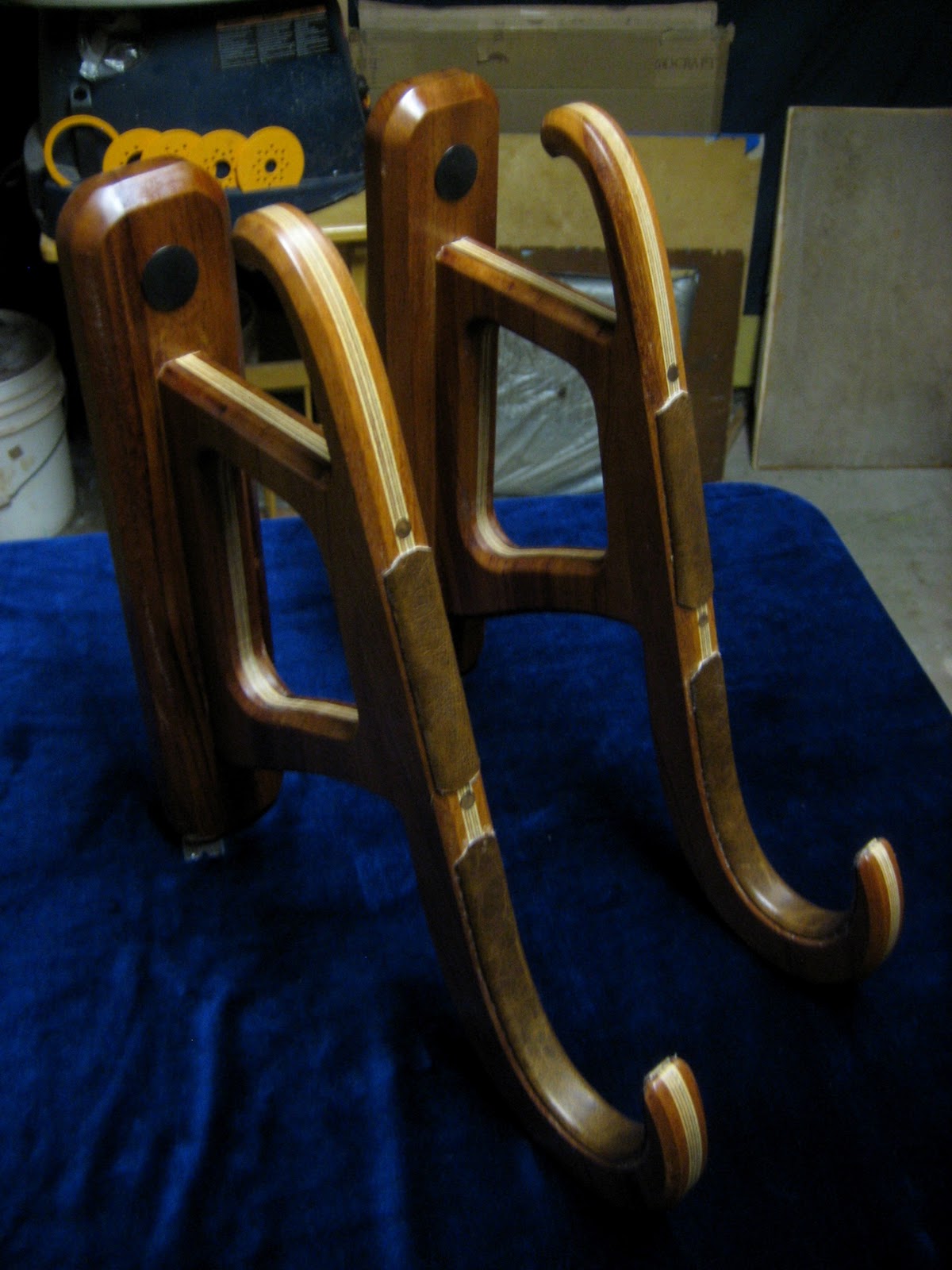 CHERRY SURFBOARDS BLOG African Mahogany Wall Racks for Big Steve