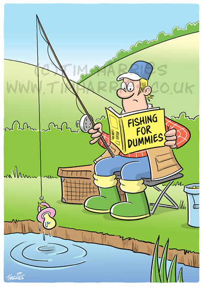 funny fishing cartoon. Another cartoon from the 2010