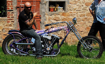 Digger Style Motorcycle