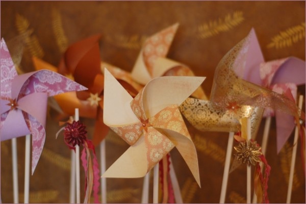 DIY Wedding Pinwheels Planning a whimsical wedding