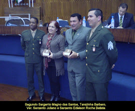 HOMENAGEM RECEBIDA PELO DIA DO SOLDADO