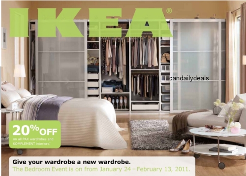 Canadian Daily Deals Ikea Canada 20 Off Pax Wardrobe