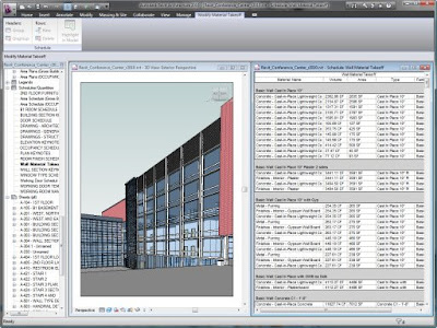 revit 2010 material takeoff rendering libraries autodesk bim tutorials tutorial