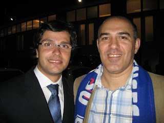 Luciano Rodrigues e Telmo Carvalho depois da vitória