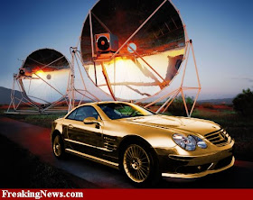 Spend Like A King Gold Mercedes Benz Car