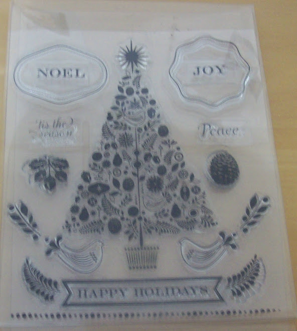 Martha Stewart Clear Christmas Set of stamps