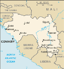 Map of Guinea
