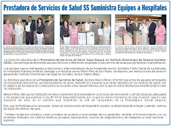 Prestadora de Servicios de Salud SS,  suministra equipos a Hospitales
