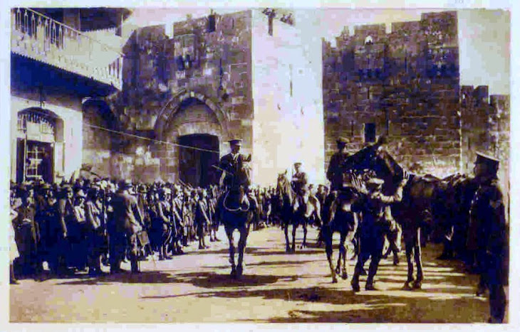 גנרל אלנבי בשער יפו, ירושלים, 1917