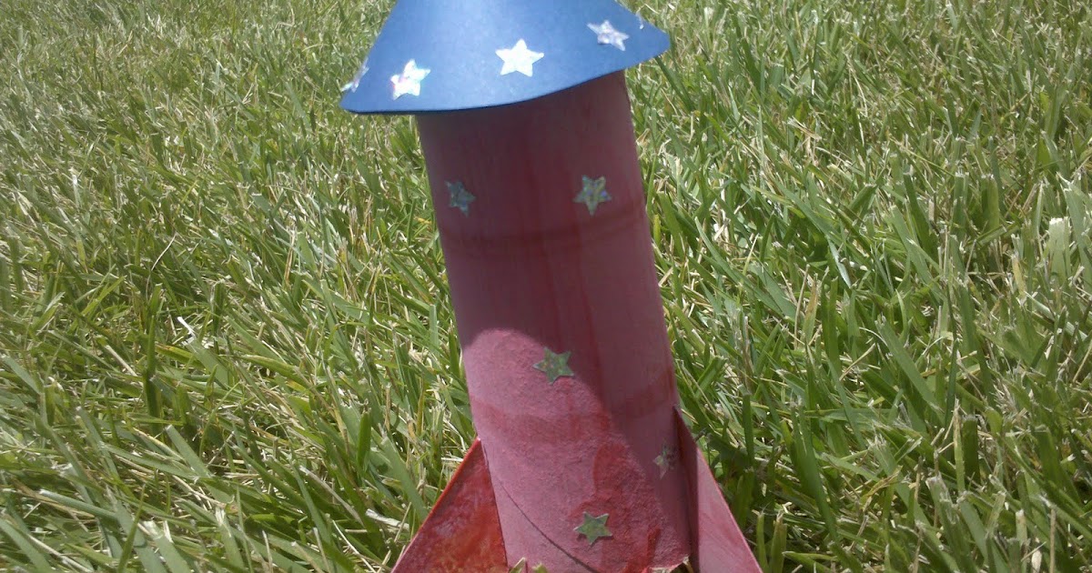 Preschool Craft Toilet Paper Roll Rocket Insting Blogs