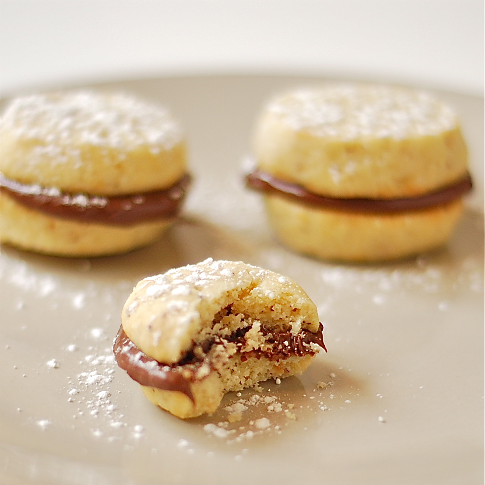 marzipan Hazelnut Sandwich Cookies